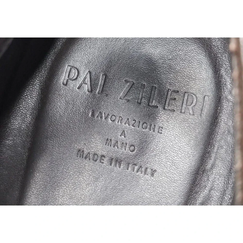 Pal Zileri Double Monkstrap Suede Shoes Men's Size 11 US EU 44 Made in Italy